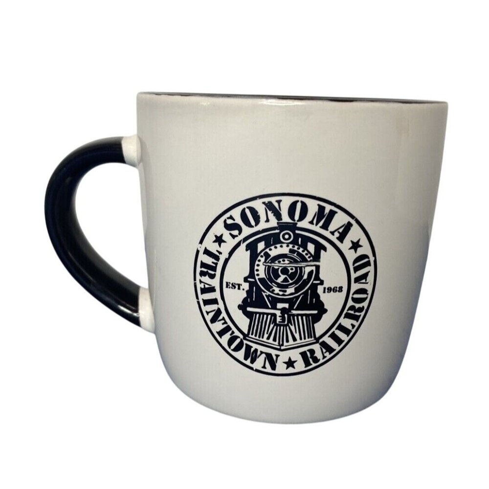 Sonoma Train Town Railroad Coffee Cup Mug California Wine Country